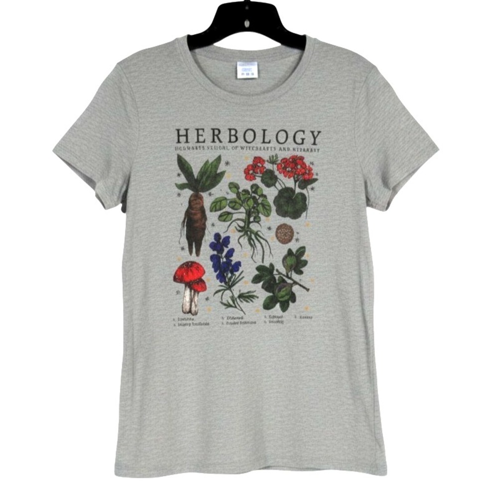 Harry Potter HERBOLOGY HOGWARTS SCHOOL Of WITCHCRAFTS & WIZARDRY T-Shirt/Tee M